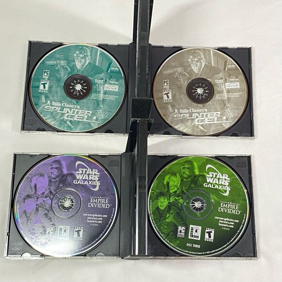 Computer Game Sims Hoyle Star Wars Splinter Cell Toy Story Wheel Fortune Jewel - Picture 6 of 13